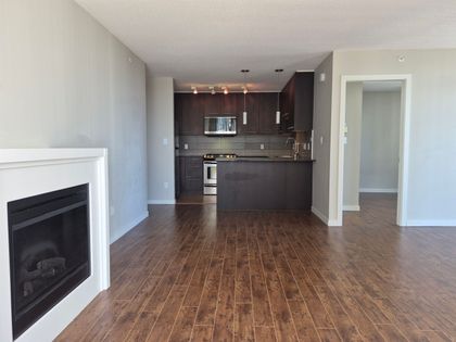 living-fp-kitchen at #1703 - 2979 Glen Drive, North Coquitlam, Coquitlam