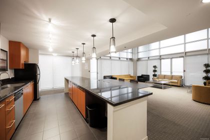 social-lounge-2 at #1703 - 2979 Glen Drive, North Coquitlam, Coquitlam