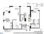 floor-plan at #1703 - 2979 Glen Drive, North Coquitlam, Coquitlam