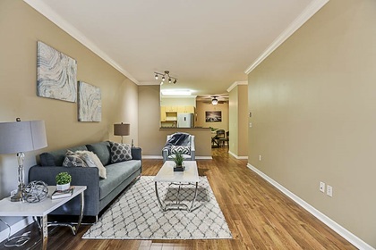 living-room-off-kitchen at #106 - 15298 20 Avenue, King George Corridor, South Surrey White Rock