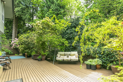 deck-swing at 8413 Arbour Place, Nordel, N. Delta