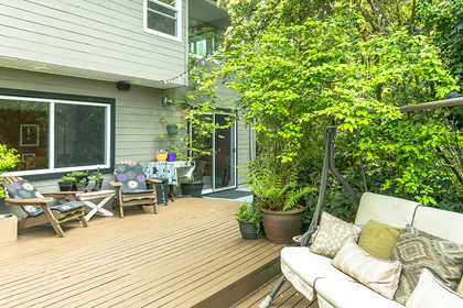 exterior-deck-swing at 8413 Arbour Place, Nordel, N. Delta