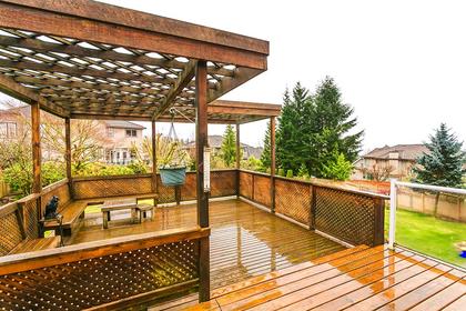 Deck at 2888 Woodsia Place, Westwood Plateau, Coquitlam
