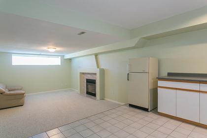 bsmt living room at 7589 Manzanita Place, Burnaby East