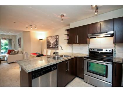 kitchen off dining area at #118 - 2088 Beta Ave, Brentwood Park, Burnaby North