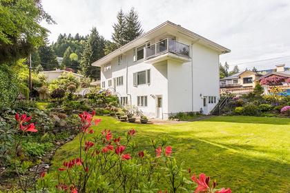 exterior back at 720 Anderson Cresent, Sentinel Hill, West Vancouver