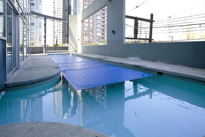 indoor outdoor swimming pool at #1907 - 501 Pacific St, Downtown VW, Vancouver West