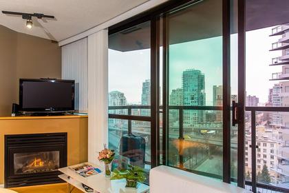 view - city view from living room at #1907 - 501 Pacific St, Downtown VW, Vancouver West