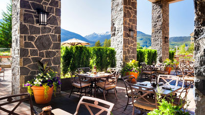 restaurant-grill-vine-patio at #557 - 4090 Whistler Way, Whistler Village, Whistler