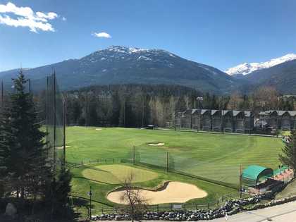 view-of-driving-range-l at #557 - 4090 Whistler Way, Whistler Village, Whistler