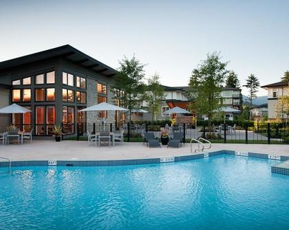 swimming pool at #1209 - 3093 Windsor Gate, New Horizons, Coquitlam