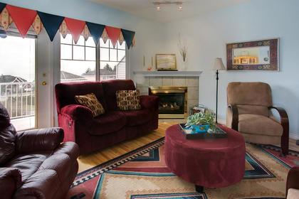 Living Room (fireplace) at #38 - 1751 Paddock Dr, Westwood Plateau, Coquitlam