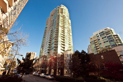 Building Exterior at #1106 - 1500 Hornby St, Yaletown, Vancouver West