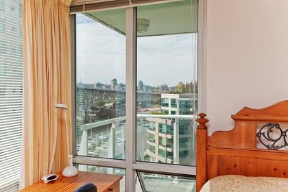 View from 2nd Bdrm at #1106 - 1500 Hornby St, Yaletown, Vancouver West