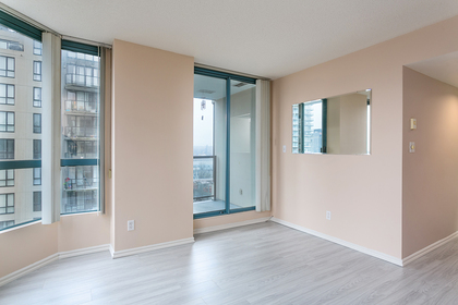 living-rm-balcony at #1003 - 838 Agnes Street, Downtown NW, New Westminster