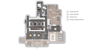 amenity-guest-suites-private-meeting-rm at #3803 - 518 Clarke Road, Coquitlam West, Coquitlam