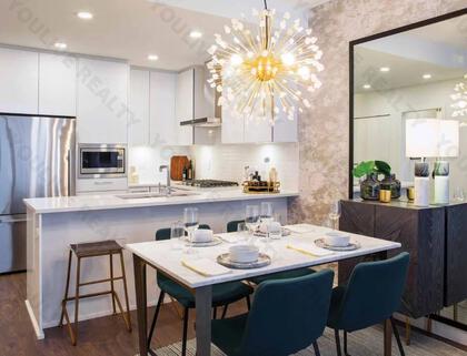 dining-rm-kitchen at #3803 - 518 Clarke Road, Coquitlam West, Coquitlam