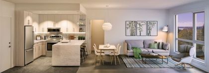 living-dining-kitchen at #401 - 11718 224 Street, West Central, Maple Ridge