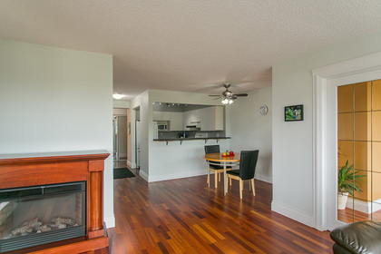 living-room-fireplace at #1606 - 7321 Halifax Street, Simon Fraser Univer., Burnaby North