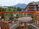 balcony at #745 - 4591 Blackcomb Way, Benchlands, Whistler