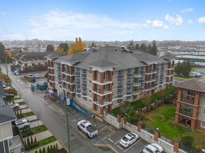 building-bird-eye at #408 - 19730 56 Avenue, Langley City, Langley