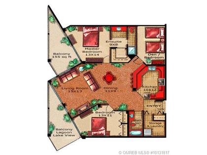 floorplan at #329 - 1088 Sunset Drive, Kelowna