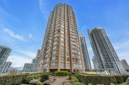 building-exterior-from-courtyard at #1404 - 6220 Mckay Avenue, Metrotown, Burnaby South