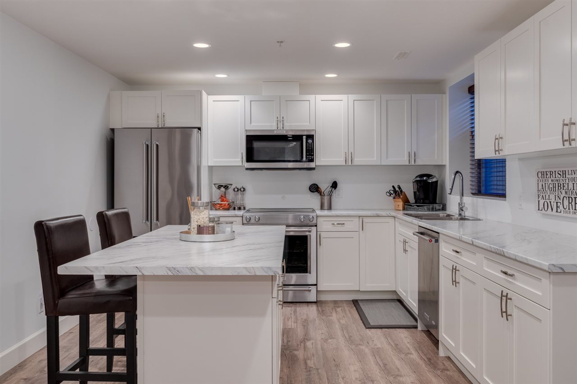 basement-suite-kitchen at 24604 Kimola Drive, Albion, Maple Ridge