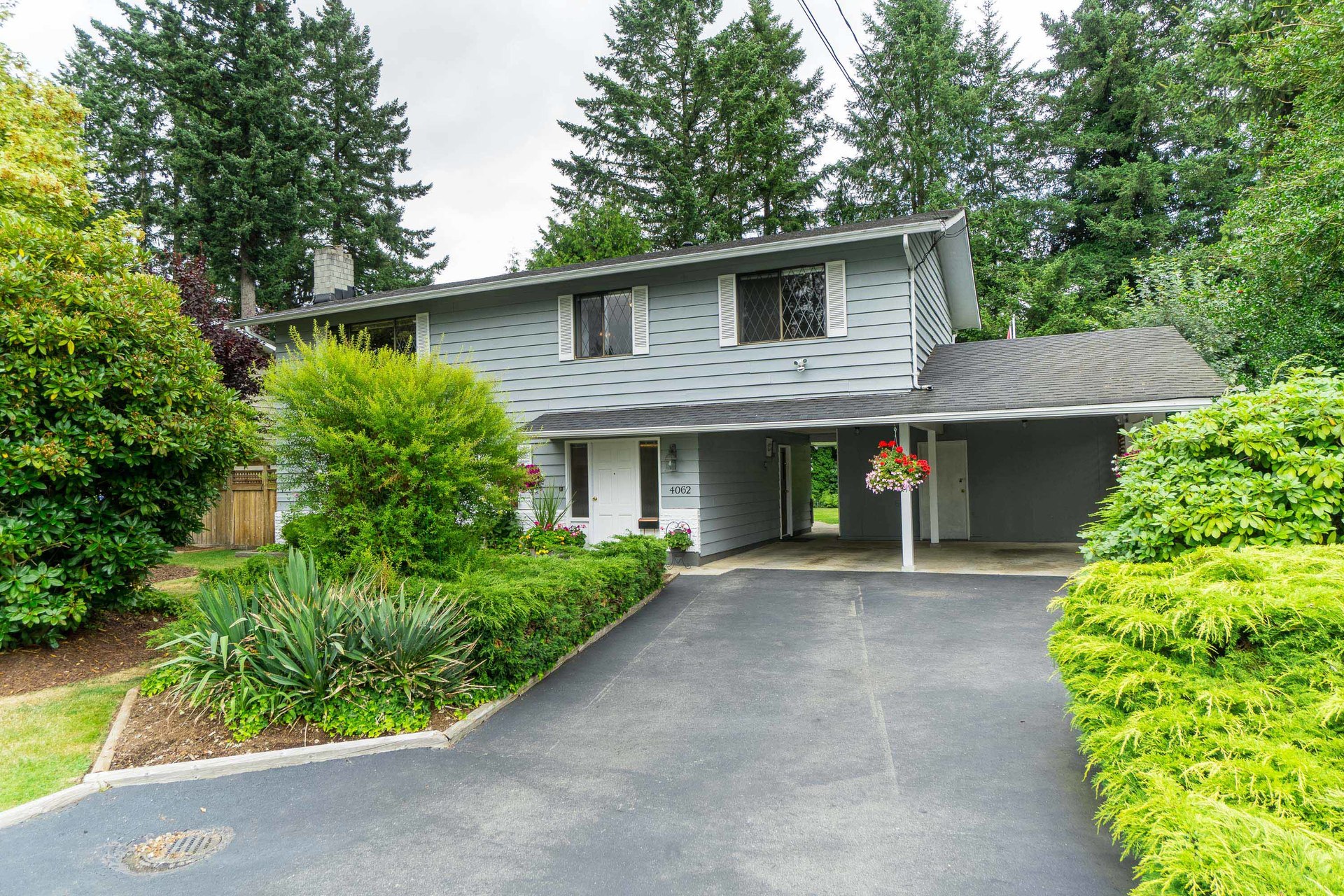 Street and Driveway View at 4062 207a Street, Brookswood Langley, Langley