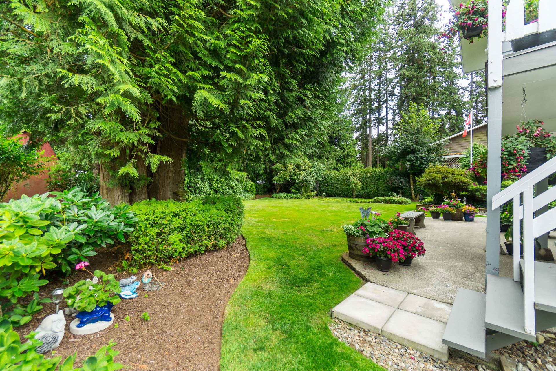 Backyard at 4062 207a Street, Brookswood Langley, Langley