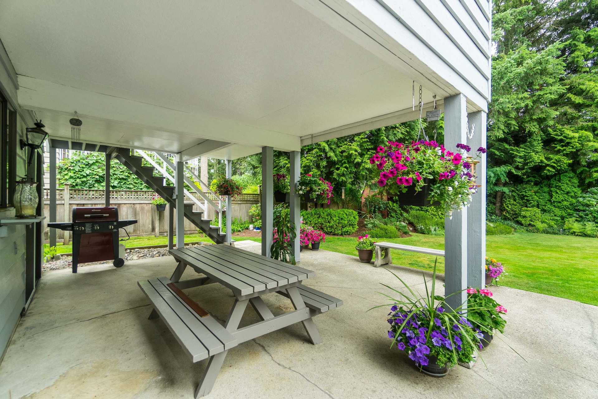Backyard at 4062 207a Street, Brookswood Langley, Langley Backyard at 4062 207a Street, Brookswood Langley, Langley
