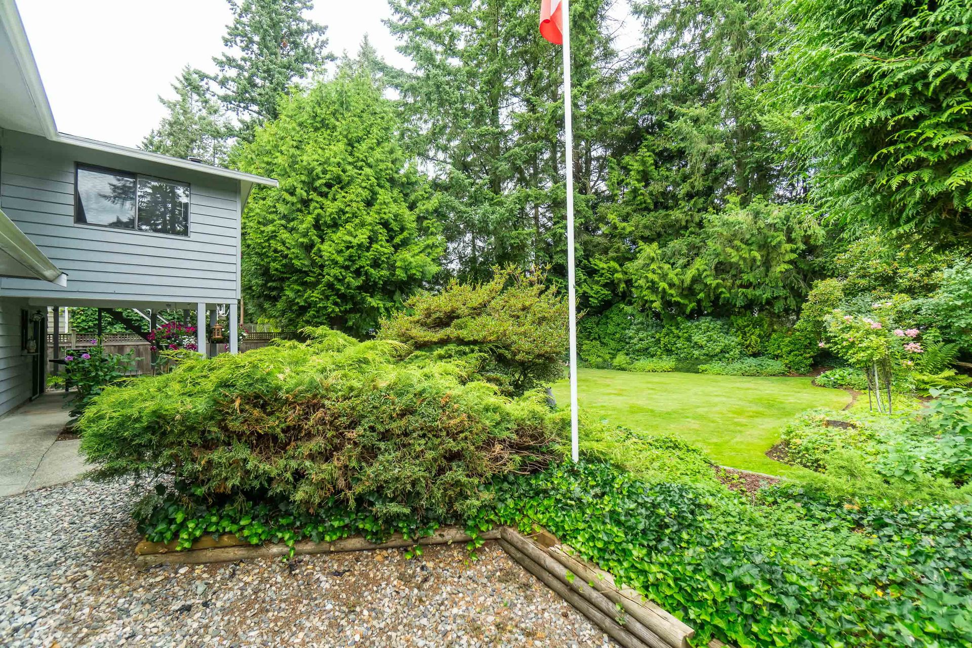 Backyard at 4062 207a Street, Brookswood Langley, Langley