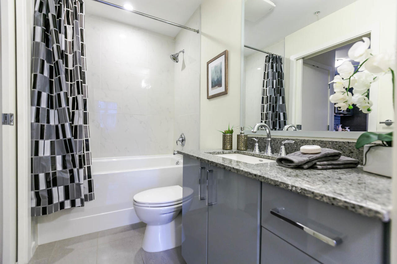 Bathroom at 205 - 63 W 2nd Avenue, False Creek, Vancouver West