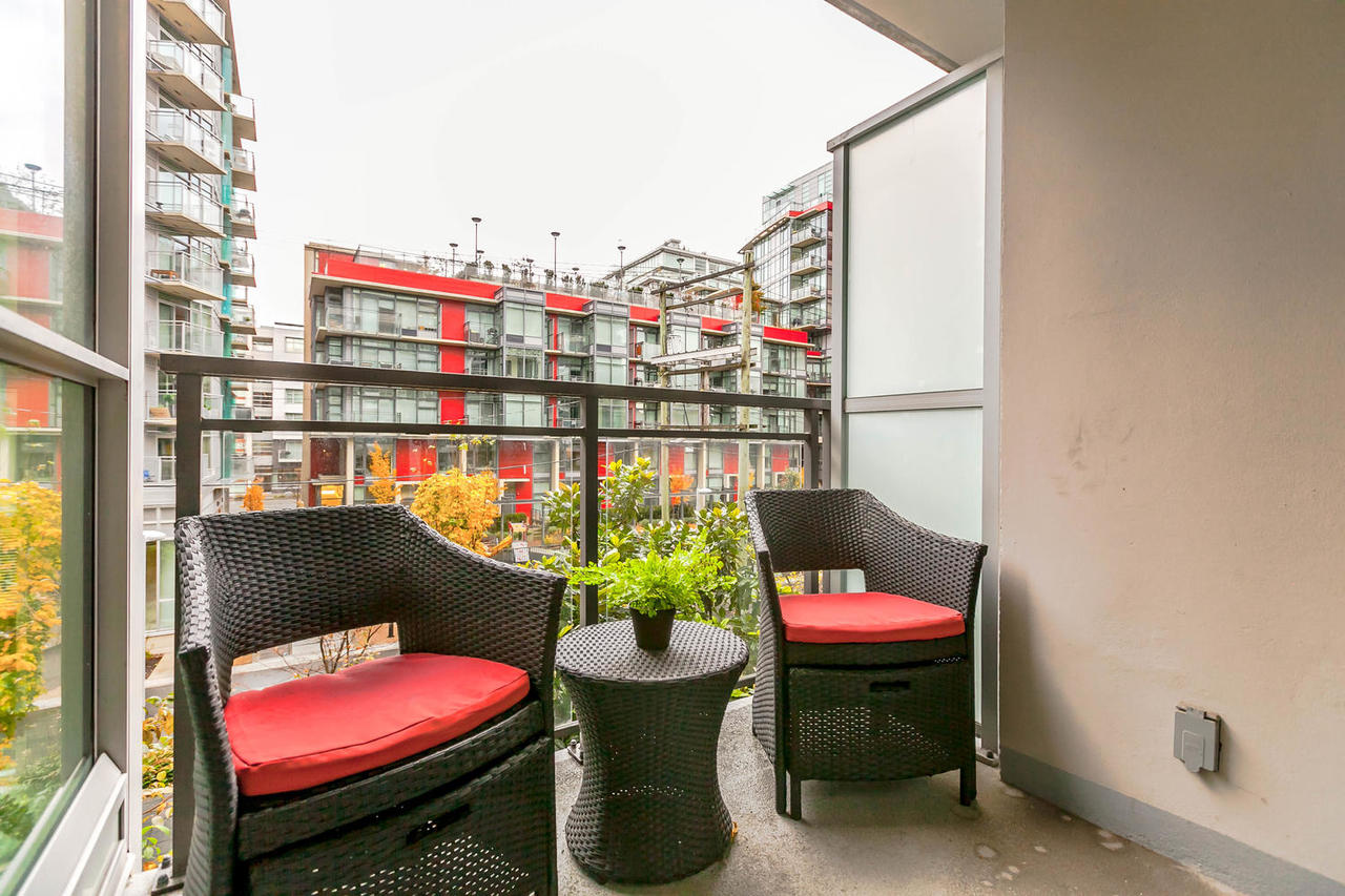 Patio at 205 - 63 W 2nd Avenue, False Creek, Vancouver West