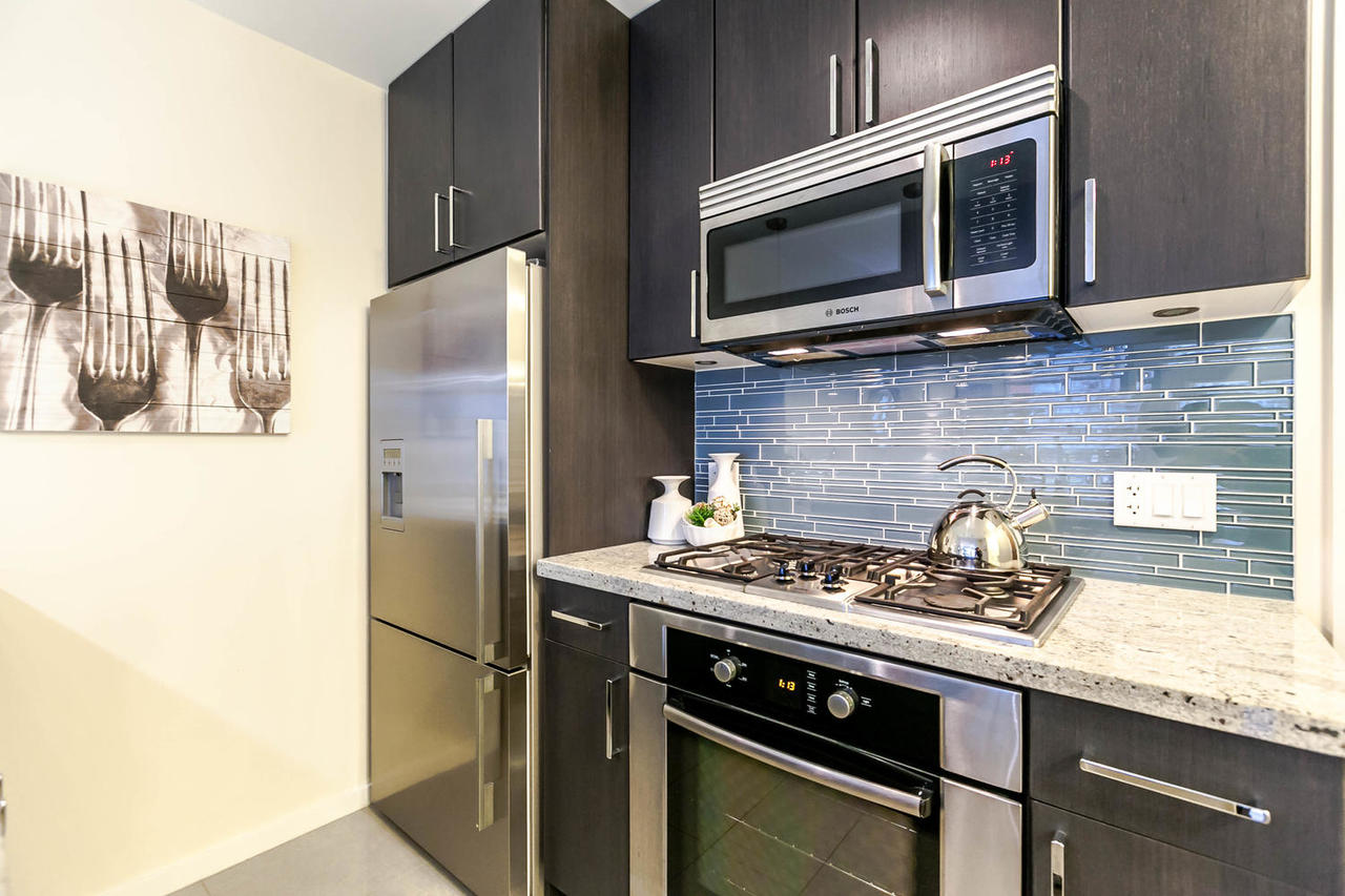 Kitchen at 205 - 63 W 2nd Avenue, False Creek, Vancouver West