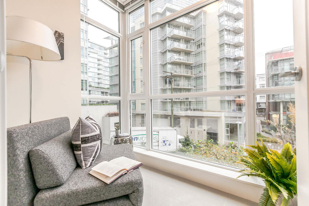 Solarium at 205 - 63 W 2nd Avenue, False Creek, Vancouver West