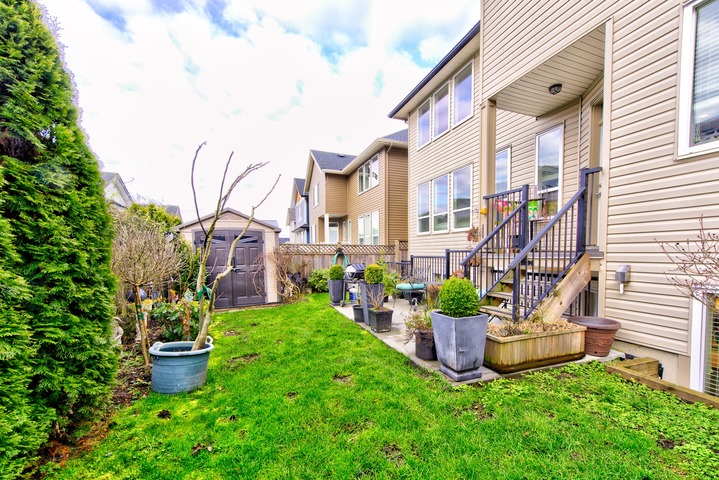 Backyard at 17910 70a Avenue, Cloverdale