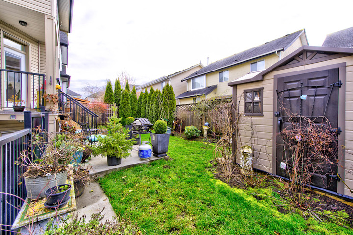 Backyard at 17910 70a Avenue, Cloverdale