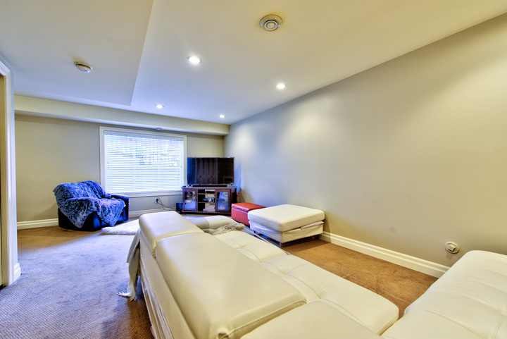 Basement Living Room at 17910 70a Avenue, Cloverdale