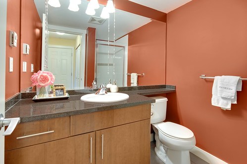 bathroom at 212 - 19388 65 Avenue, Surrey