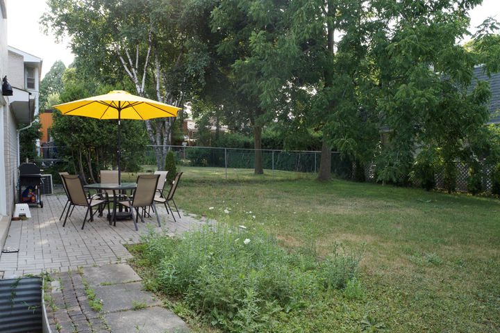 backyard at 1 Knollview Crescent, Bayview Village, Toronto backyard at 1 Knollview Crescent, Bayview Village, Toronto