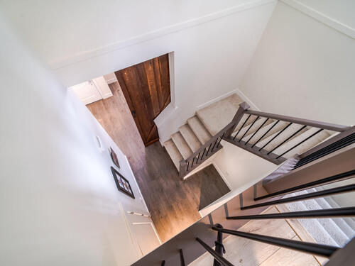 7979-152-st-surrey-bc-v3s-019-008-staircase-mls_size at 23 - 7979 152 Street, Fleetwood Tynehead, Surrey