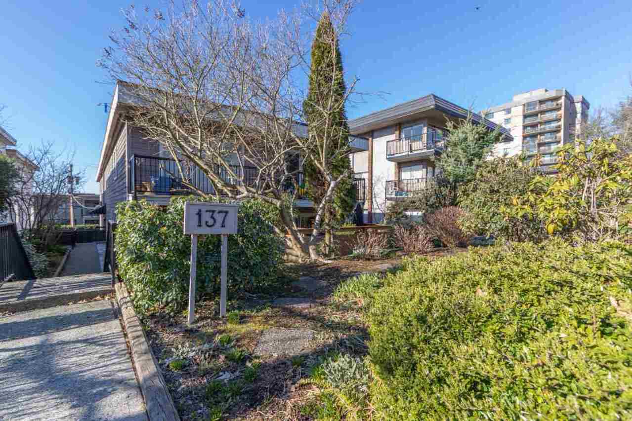 exterior at 2 - 137 E 5th Street, Lower Lonsdale, North Vancouver exterior at 2 - 137 E 5th Street, Lower Lonsdale, North Vancouver