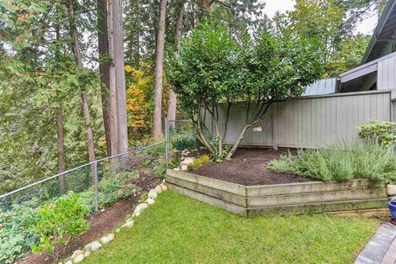 Backyard at 2897 Capilano Road, Capilano NV, North Vancouver Backyard at 2897 Capilano Road, Capilano NV, North Vancouver