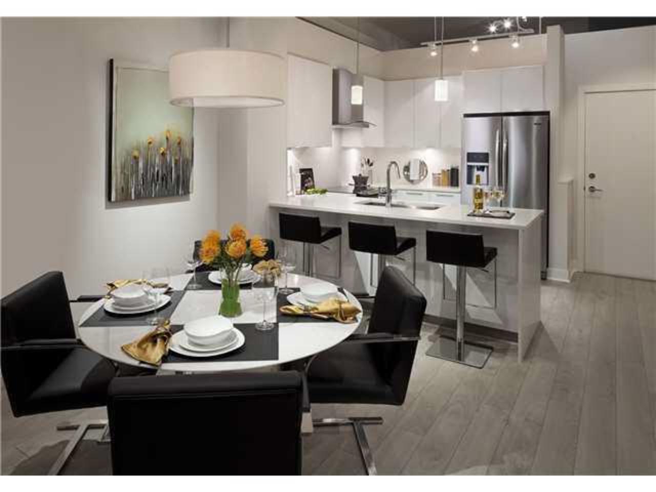 Dining-Room at 203 - 733 3rd Street, Hamilton, North Vancouver Dining-Room at 203 - 733 3rd Street, Hamilton, North Vancouver