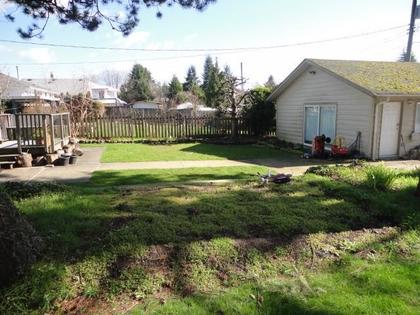 Back-Yard at 403 14th Street, Central Lonsdale, North Vancouver