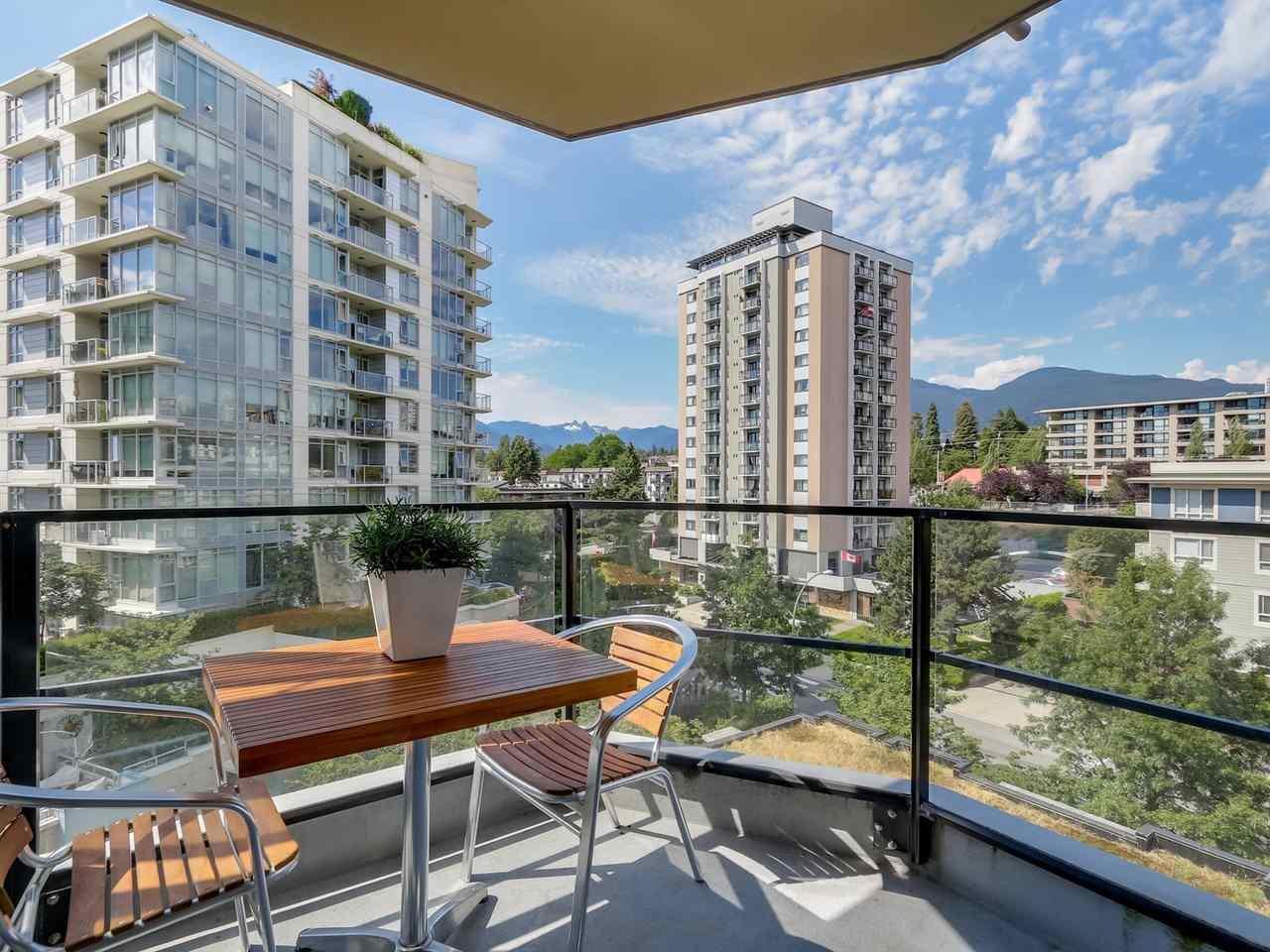 Balcony at 805 - 151 W 2nd Street, Lower Lonsdale, North Vancouver