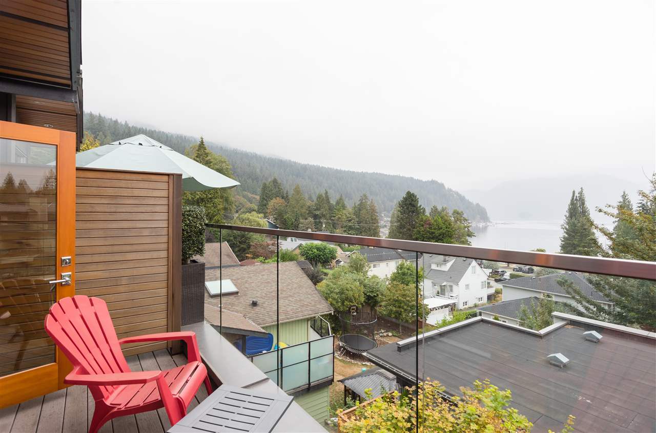 balcony at 2222 Caledonia Avenue, Deep Cove, North Vancouver balcony at 2222 Caledonia Avenue, Deep Cove, North Vancouver