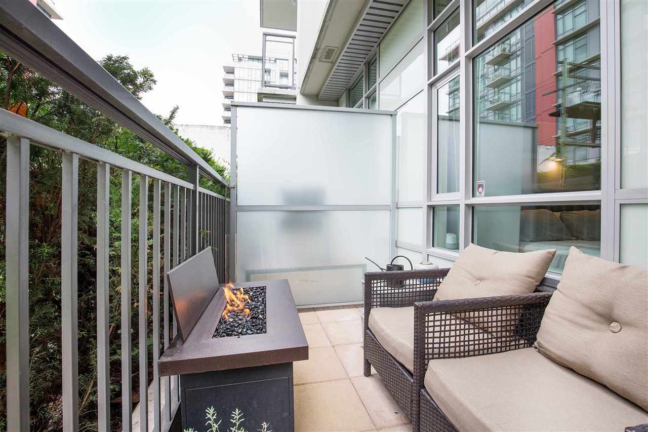 patio at 102 - 63 W 2nd Street, False Creek, Vancouver West