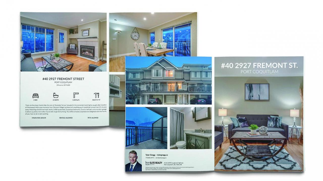 Custom 12 Page Boutique Brochures Custom 12 Page Boutique Brochures